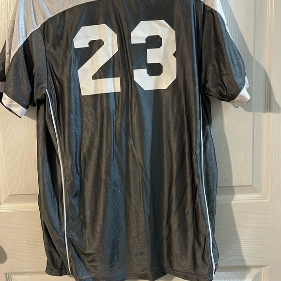 Silver and Black Men's Jersey - Picture 8 of 8